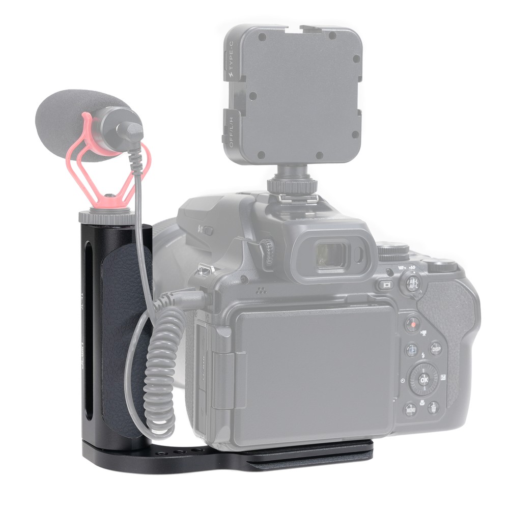 2nd Gen Universal Side Handle Grip + Arca Plate for DSLR Mirrorless Camera