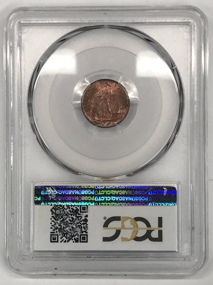 1912 R ITALY Bronze CENTESIMO PCGS MS-65 RD