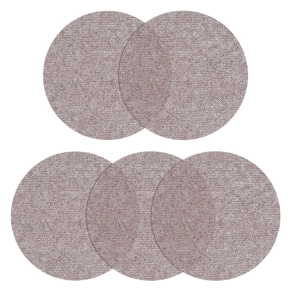 5 Pcs 8-7/8 Inch Grid Sanding Discs, 60 Grit Wall Sanding Discs
