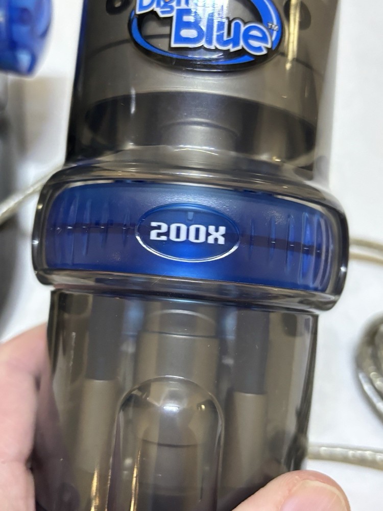 NeoSci QX5 USB Digital Blue School Edition Computer Microscope 10-200X Kit