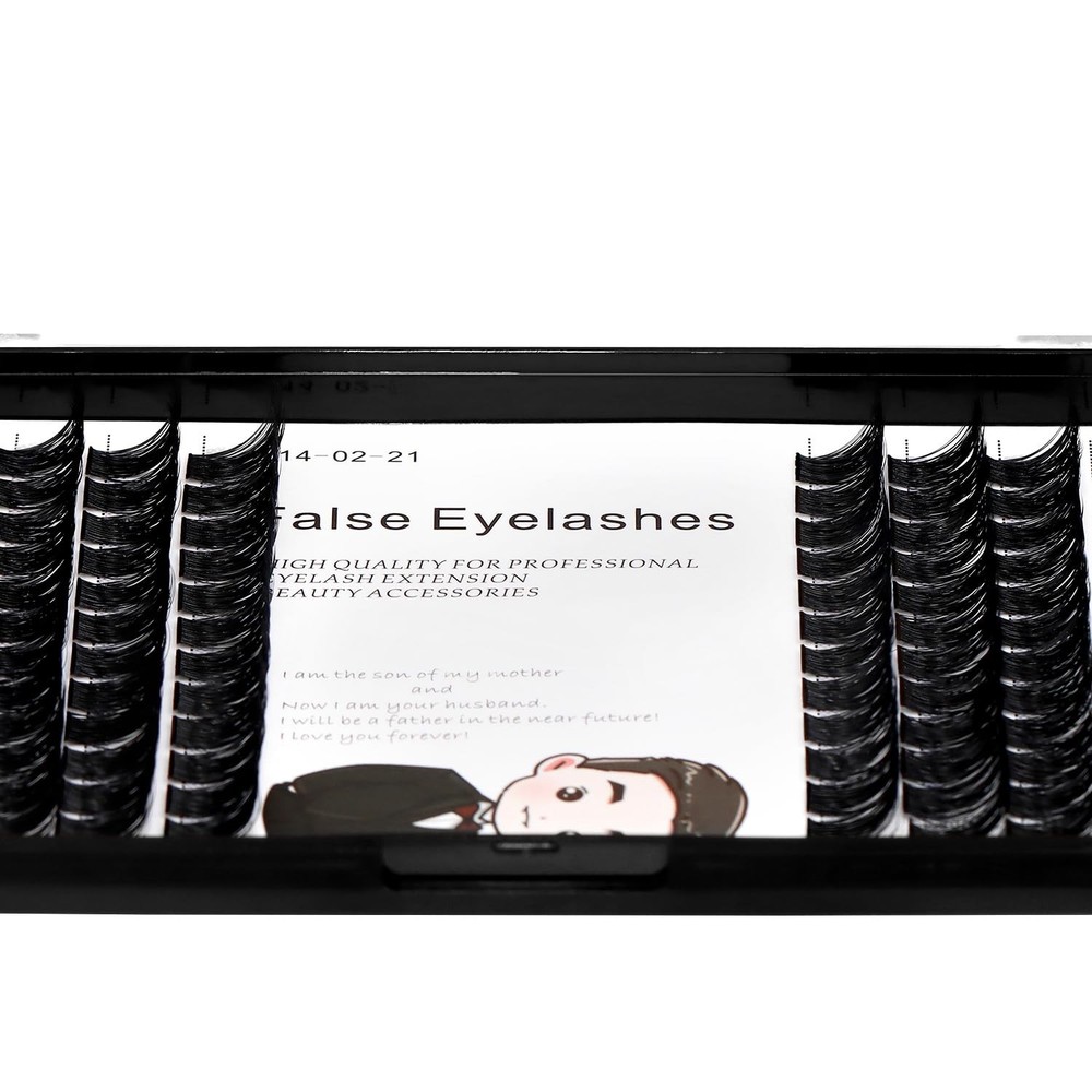 Bodermincer 84 Clusters D Curl Wide Cluster False 1 count (Pack of 84), Black