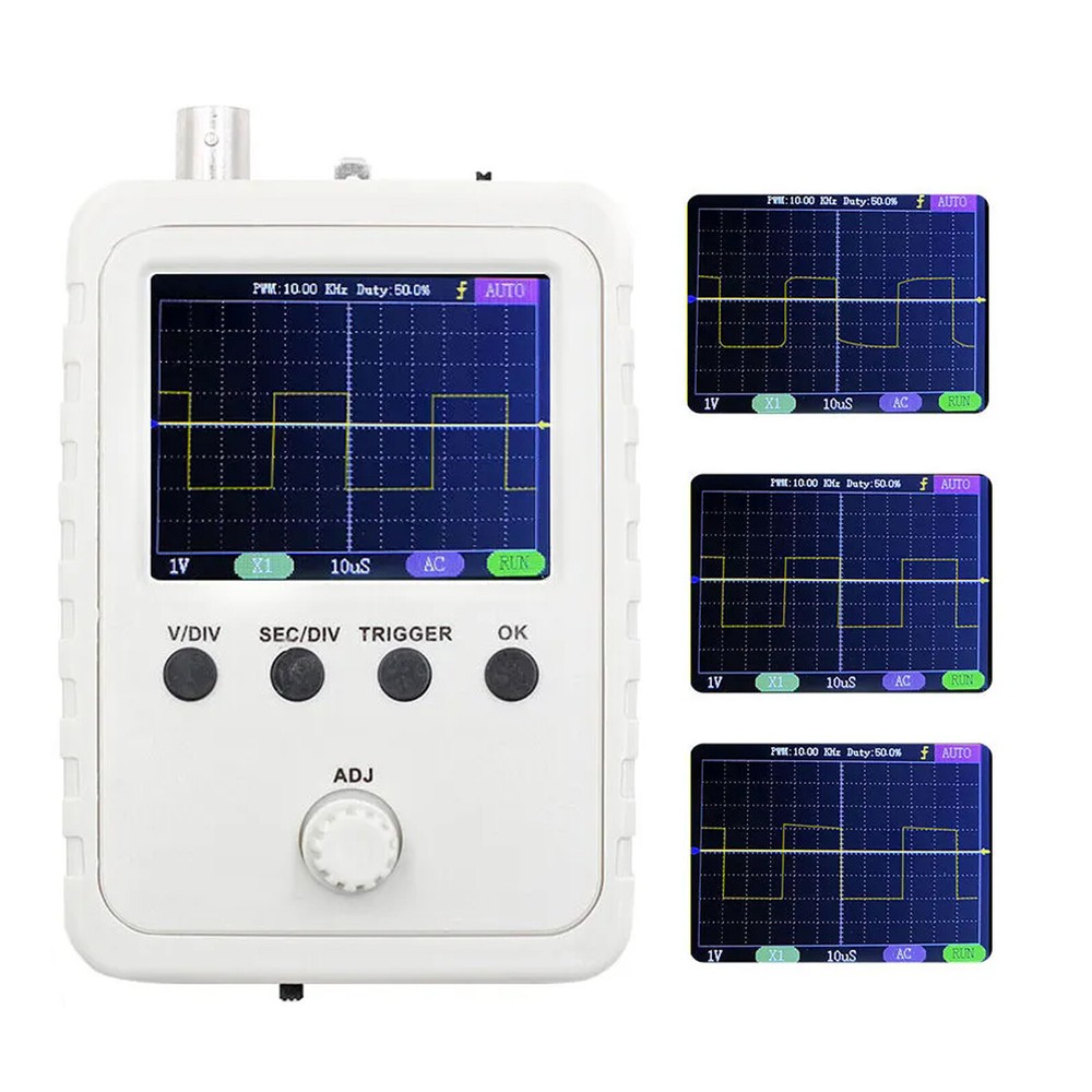 Mini Handheld Small Portable Oscilloscope Multimeter Simple Digital Diy Kit