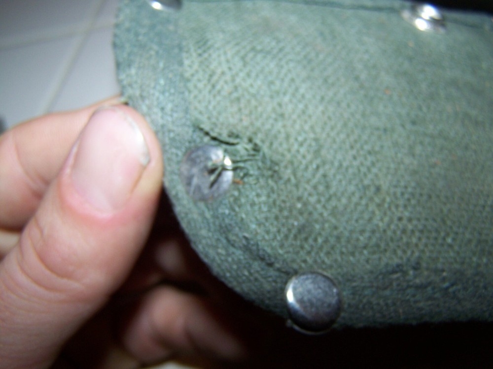 Vintage Olive Drab Military Style Canvas Axe Sheath