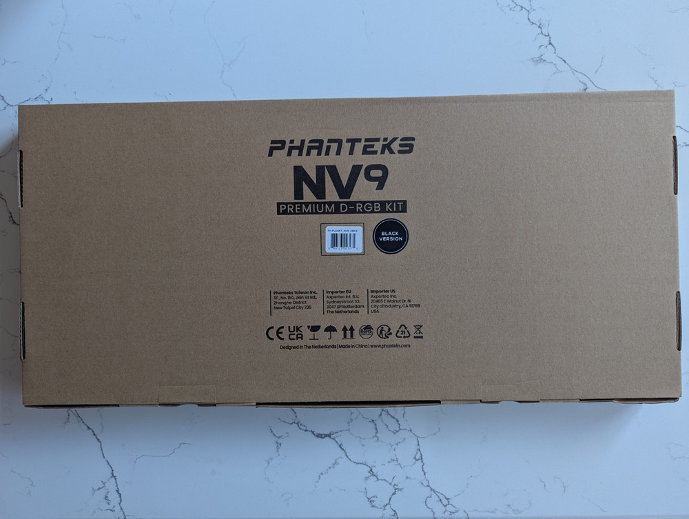 Phanteks NV9 Premium D-RGB Kit - Black - New