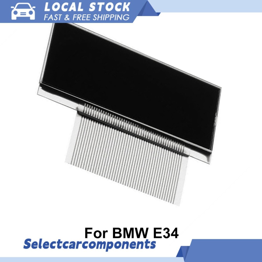 LCD Display Screen Replacement Fits For BMW E34 Car Speedometer Instrument