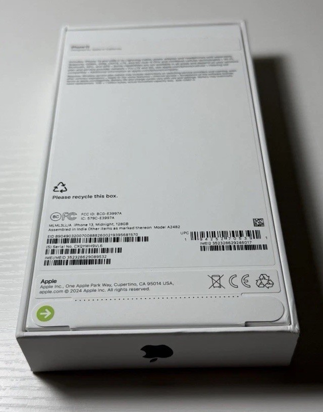 iphone 13 EMPTY BOX ONLY