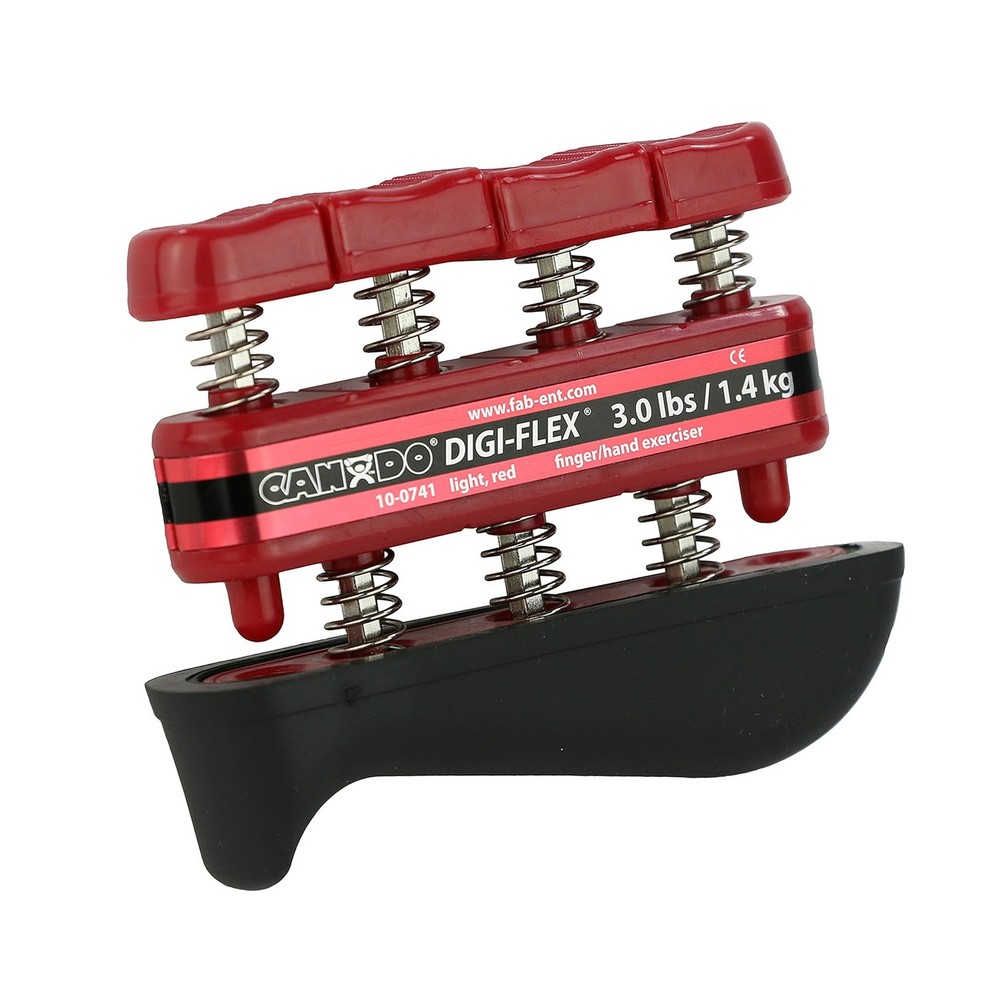 Digi-Flex Hand Exerciser 3.0 lb for Finger Strengthening - Red-Light