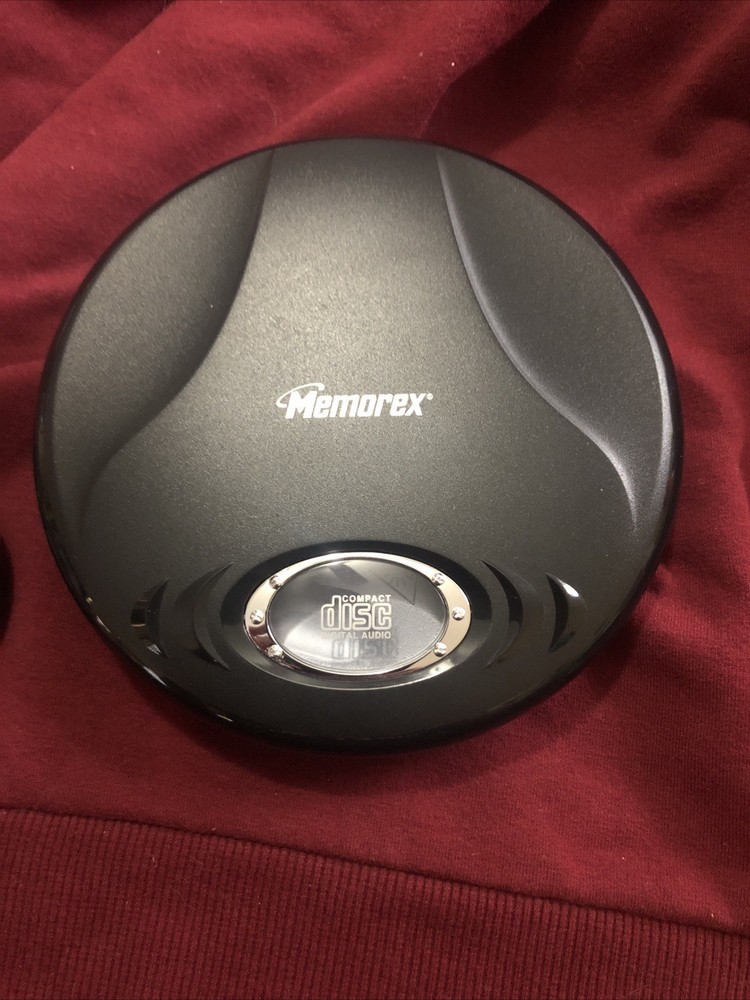 Memorex CD Player Model# MD 6451R  Black With Optimal Remote Clean