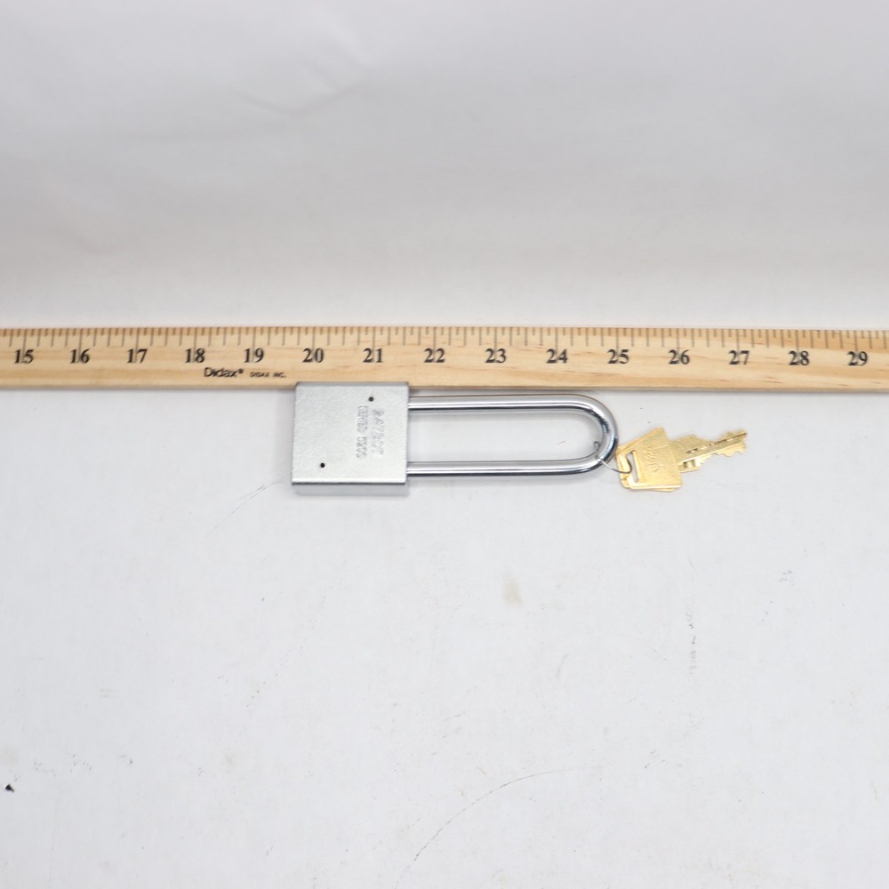 American Lock Rekeyable Padlock Solid Steel 3" Shackle 1-3/4"