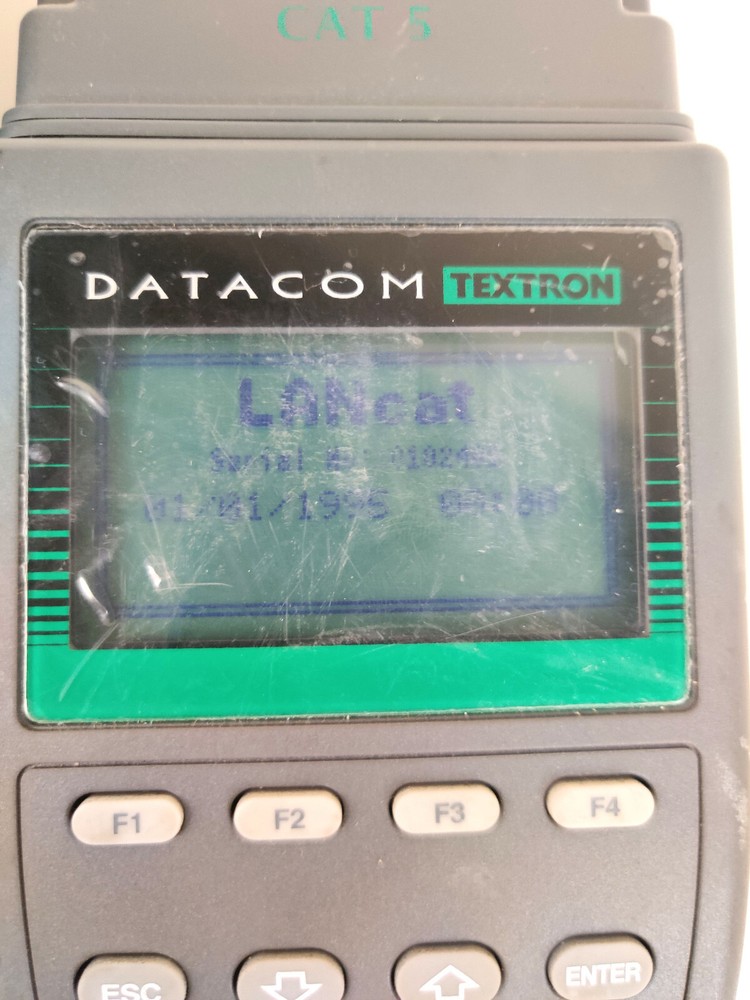 Datacom Technologies LANcat System 6 Cat 5 Cable Tester Analyzer