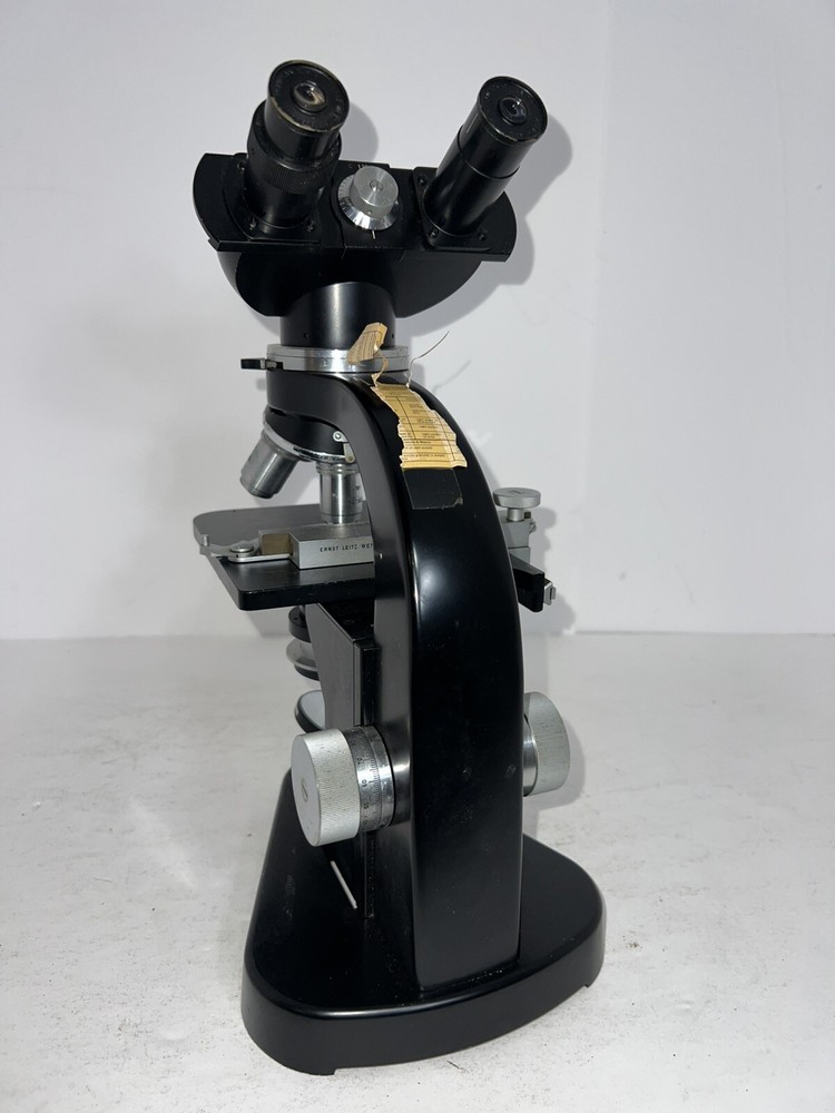 Vintage Ernst Leitz Wetzlar Germany Binocular Microscope 610667