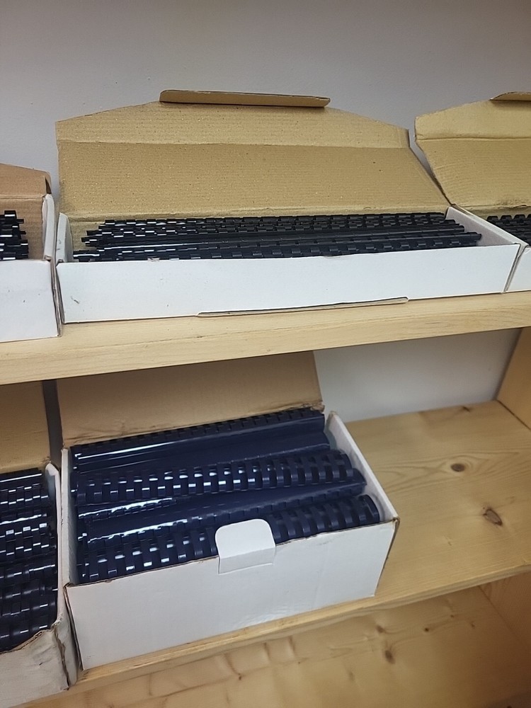 Akiles EcoBind-C Comb Binding Machine & Punch 12-inch With 7 Boxes Binding