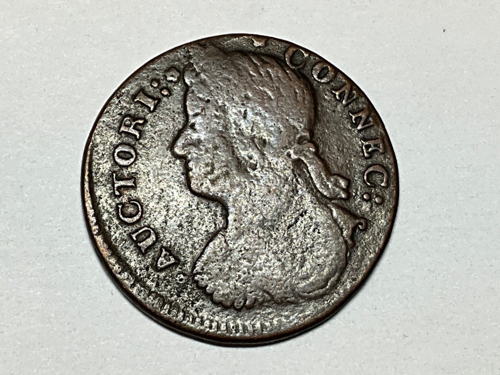 1787 Connecticut Colonial Copper Draped Bust Facing Left #35