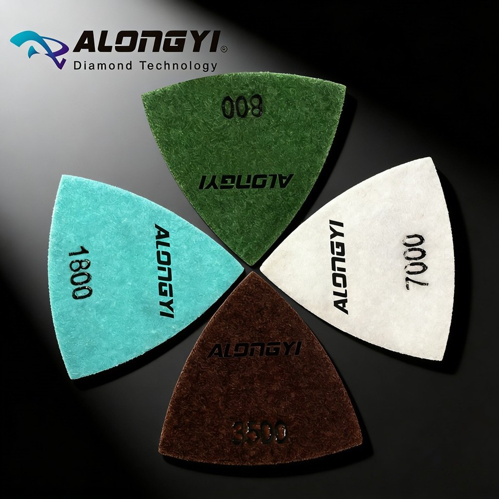 4pcs Trangular Sanding Pad For Fein Dremel Power Multi Tools Oscillating