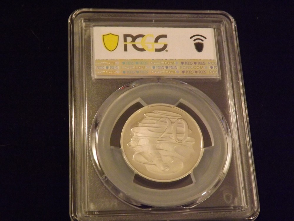 2001 20 C Australia PCGS PR 70