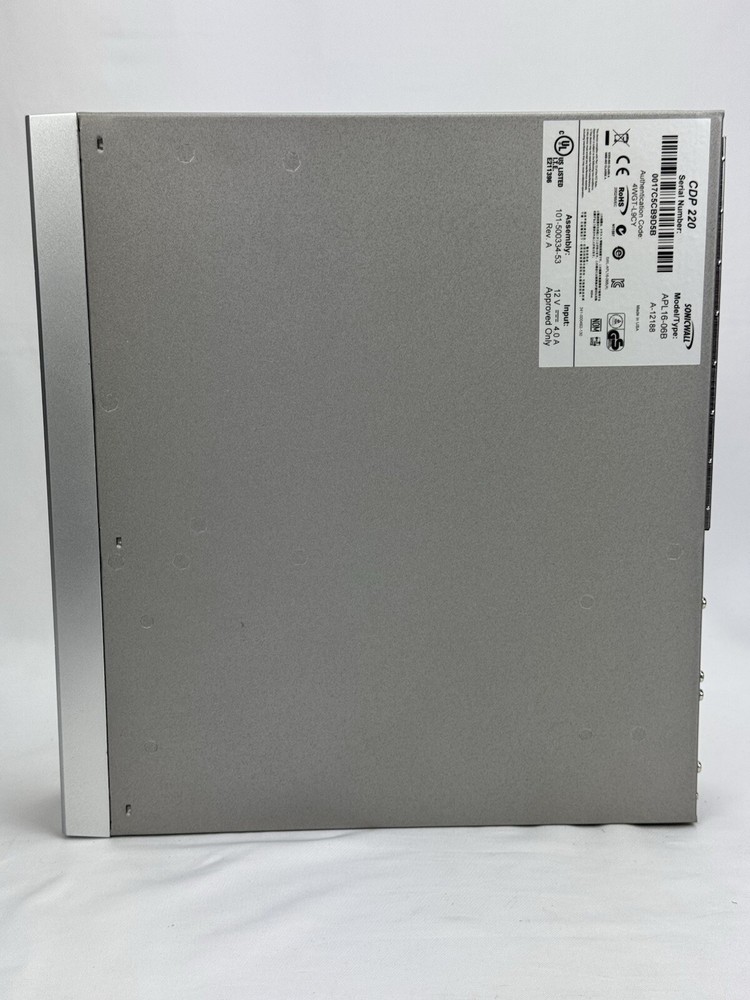 SonicWALL CDP-220 APL16-06B Continuous Data Protection Security Backup Unit