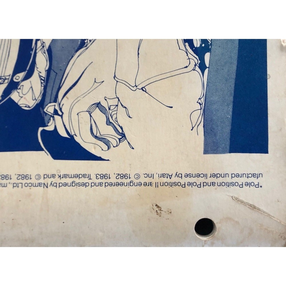 Atari Pole Pole Position II Operators Information Manual 1st Printing CO-218-12