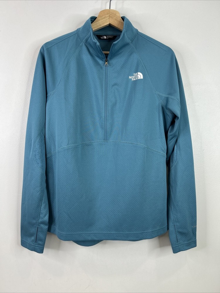 The North Face Women’s L Teal Blue Flashdry Long Sleeve Base Layer Pullover