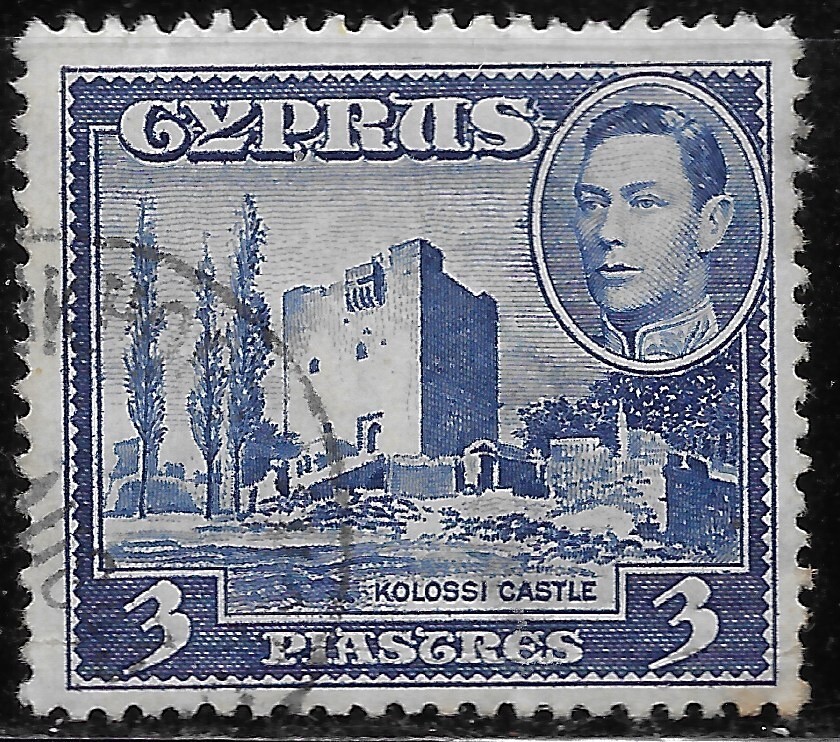 Cyprus SC#148A 1938 🔥 USED 🔥 KOLOSSI CASTLE