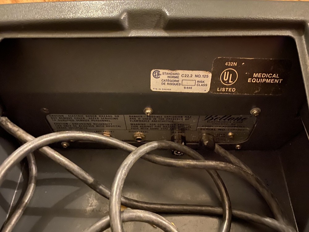 Beltone Model 119 Audiometer
