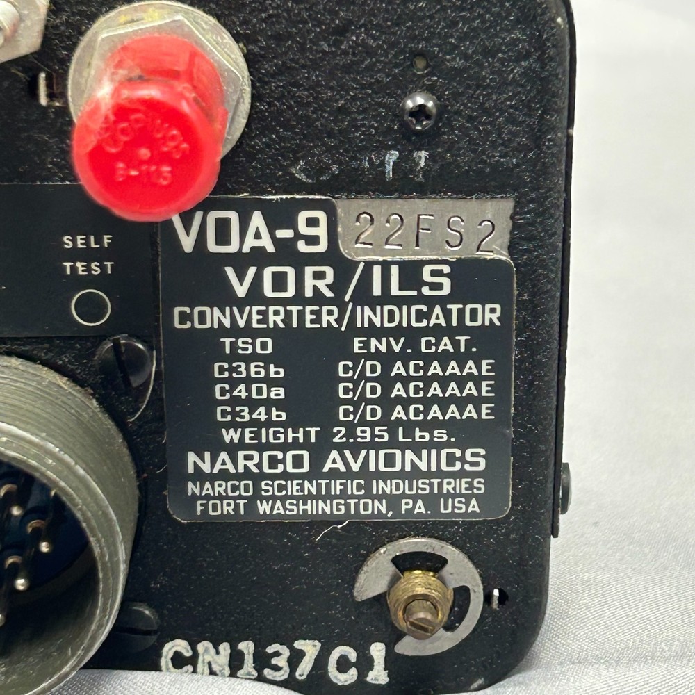 TKM MX 12 28v Nav Comm Replacement Radio Com Works, Nav Below As Is + Indicator