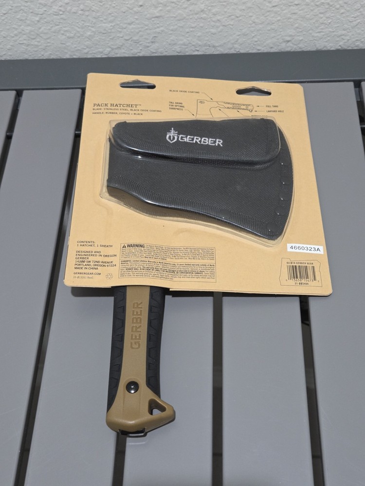 Gerber Gear Pack Hatchet - 3.5" Steel Blade Axe