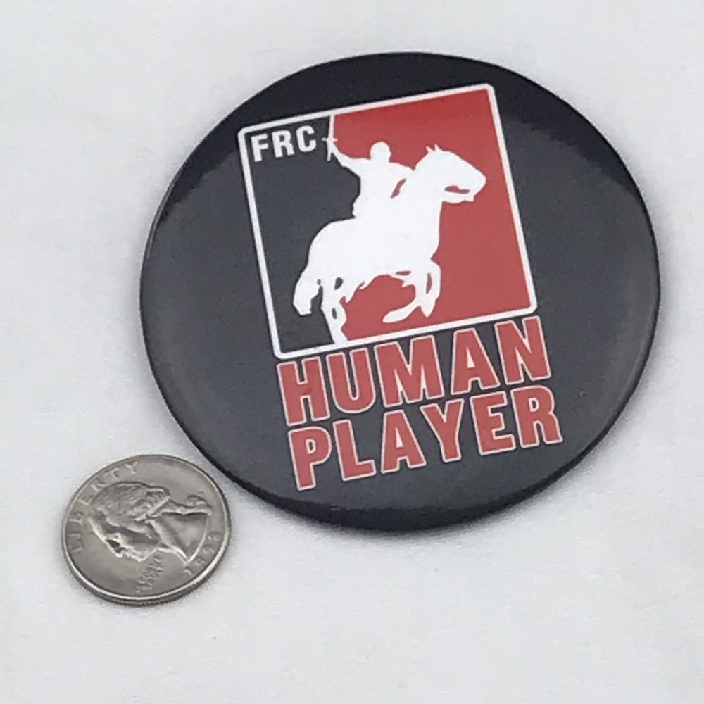 FRC Human Player Pin Button Pinback