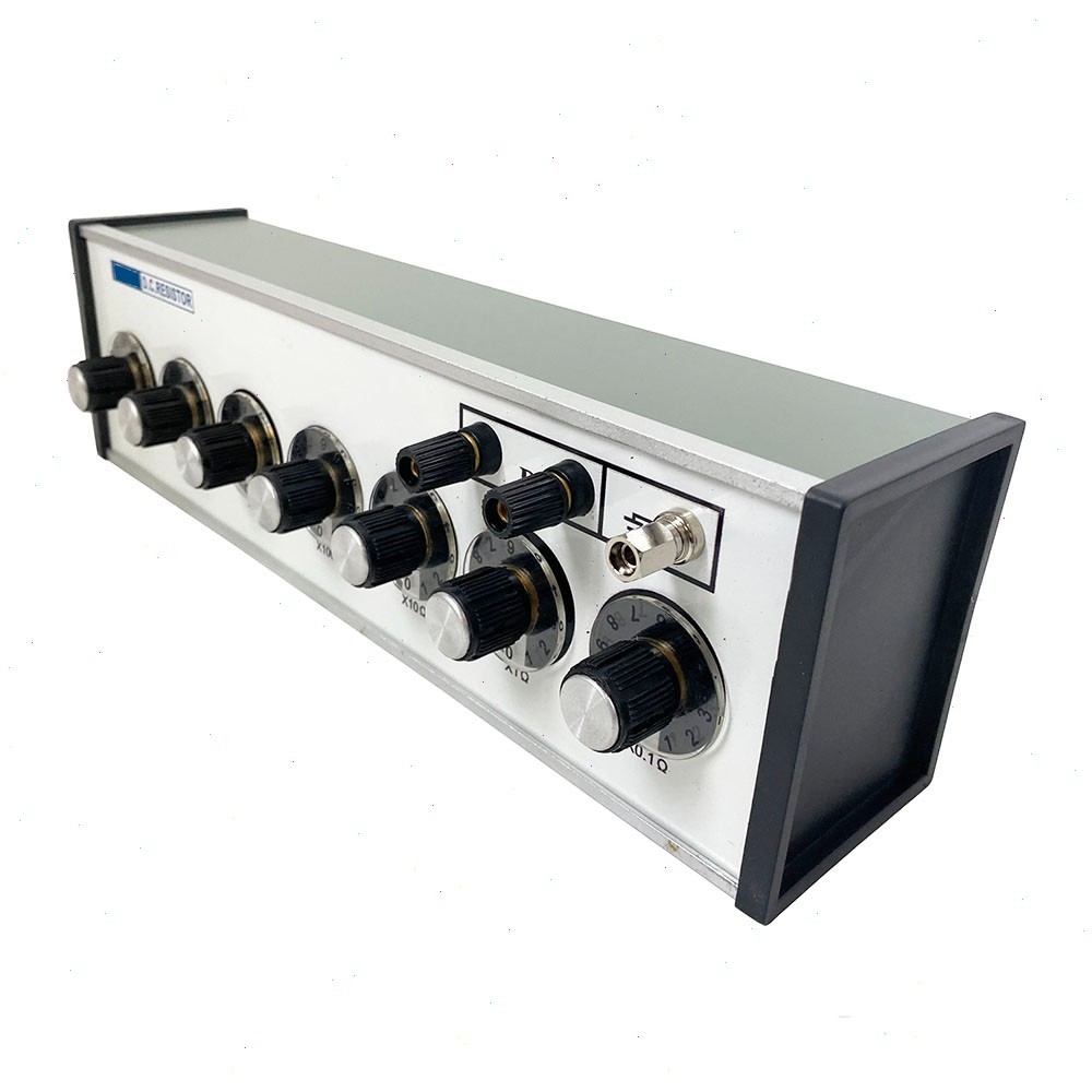 DC Decade Box 7 Dials DC Resistance Box DC Bridges with Range 0.1-1111111.0Ω