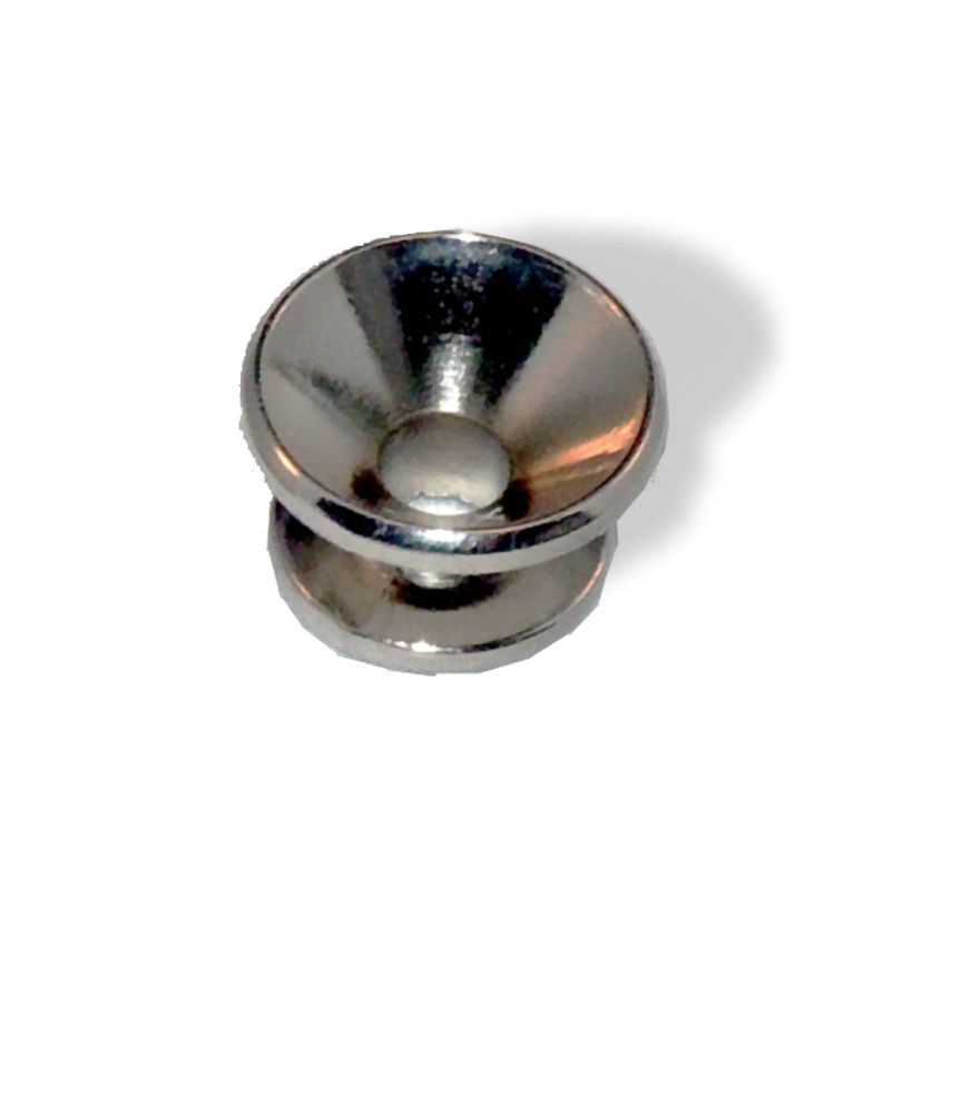 Strap Button Standard Chrome Pair 081150CH