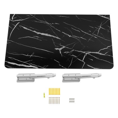 Black Folding Wall Desk, Wall-mounted Folding Table, Wall Mounted Folding Table