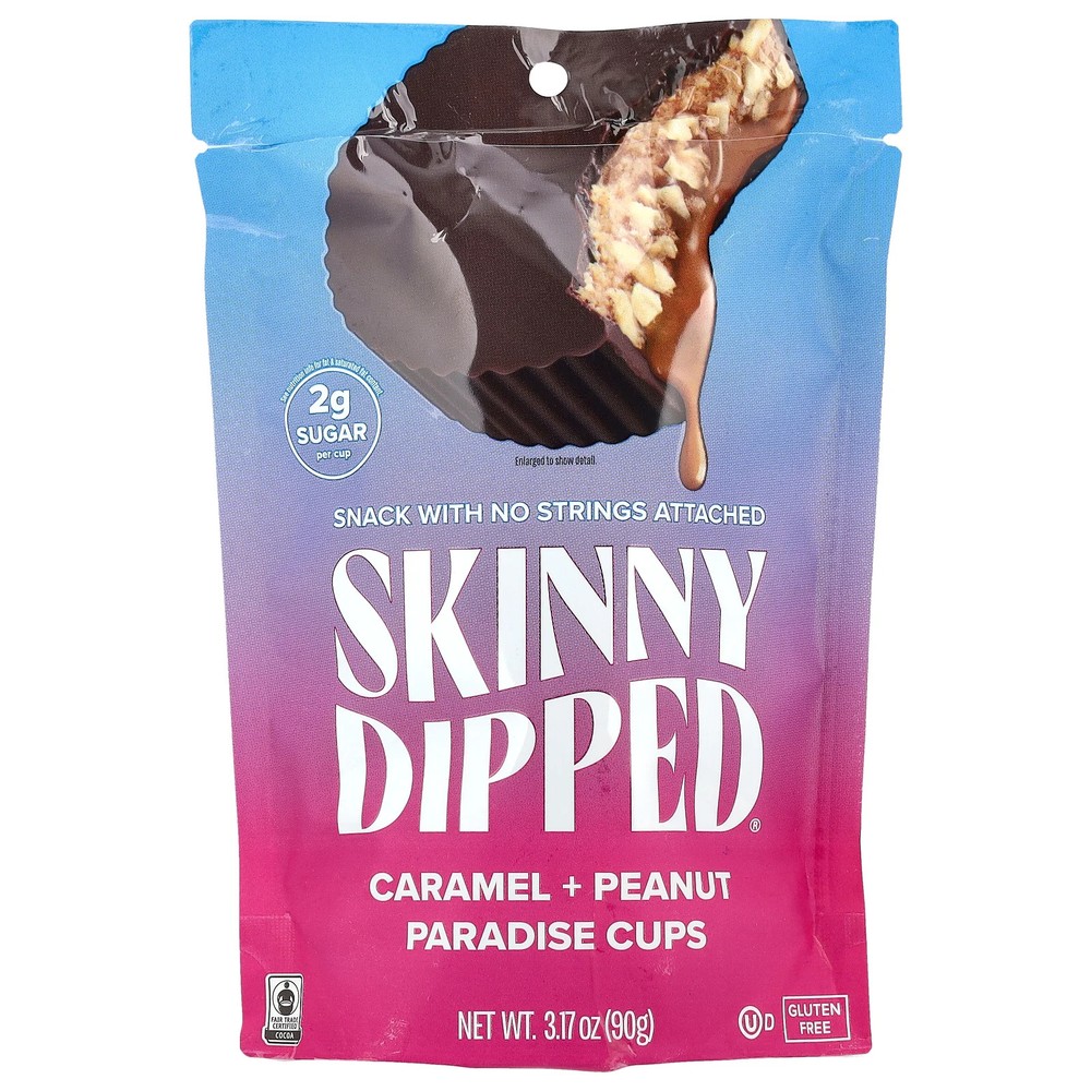 Caramel + Peanut Paradise Cups, 3.17 oz (90 g)