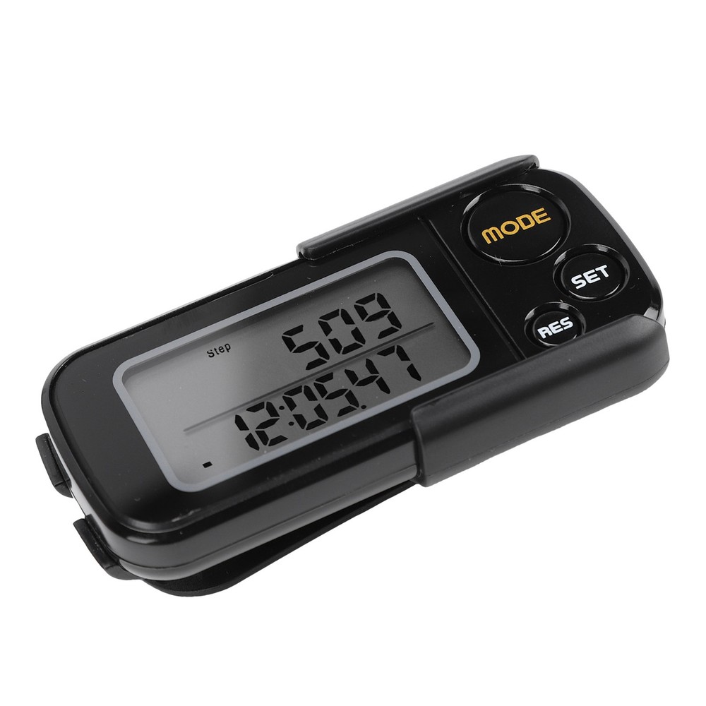 Walking 3D Pedometer With Large Digital Display 30 Days Memory Accurate Step