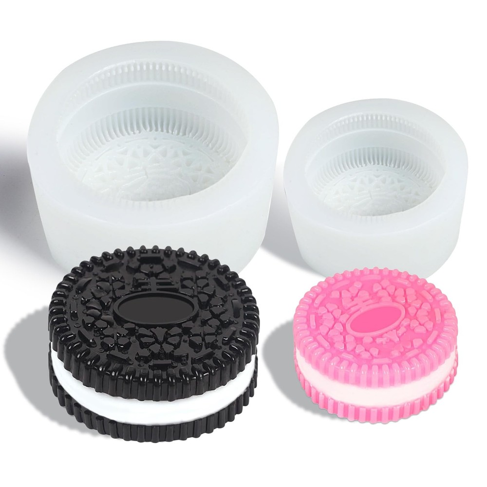 Taba Squishy Cookie Biscuit Mold Kit Large Small Sandwich Layer Craft Making