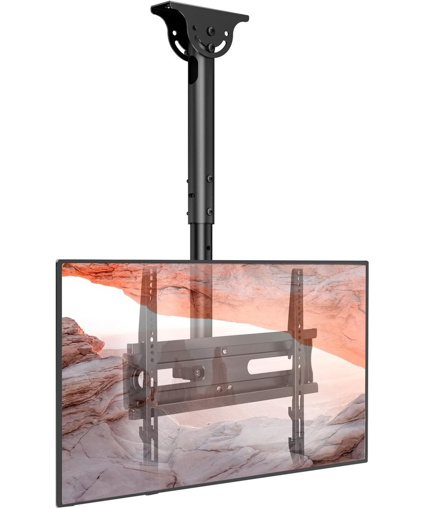 Ceiling TV Mount Adjustable Bracket for 26-65 inch LCD LED OLED 4K TVs, Pole ...