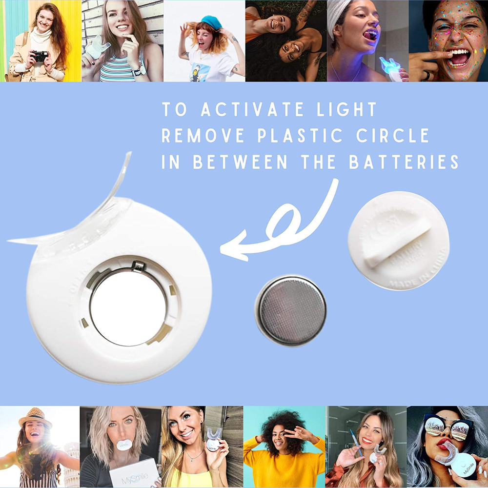 EZGO Teeth Whitening Tray+ LED Accelerator Light for Tooth Bleaching