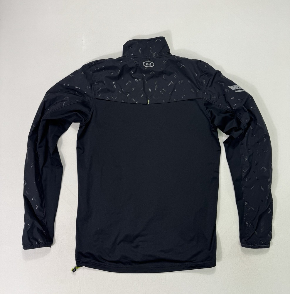 Under Armour Catalyst Men's Small Full Zip Jacket Vented Active Pockets Black