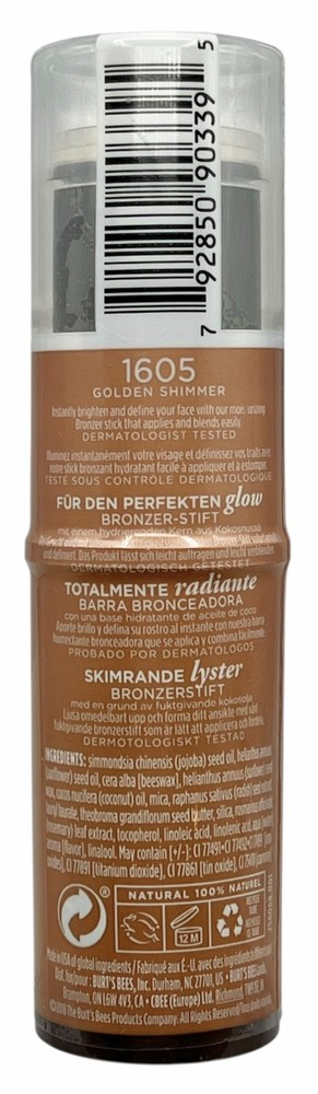 Burt's Bees All Aglow Bronzer Stick YOU CHOOSE