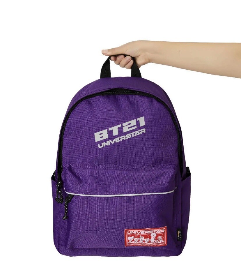 BT21 Universtrar Space Wappen Basic Purple New with Tags Line Friends