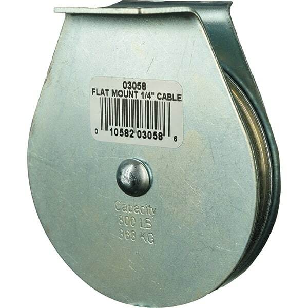 Block Division 800 Lbs. Load Limit, Flat Standard Block Upright Mount, Single...