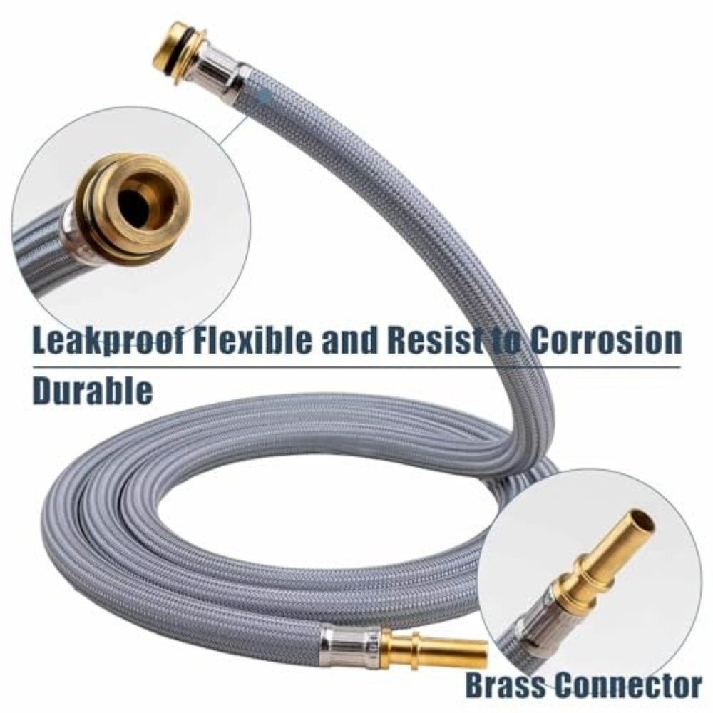 Replacement Leak Resistant Hose for Pull Down Kitchen Faucets Model 88624000