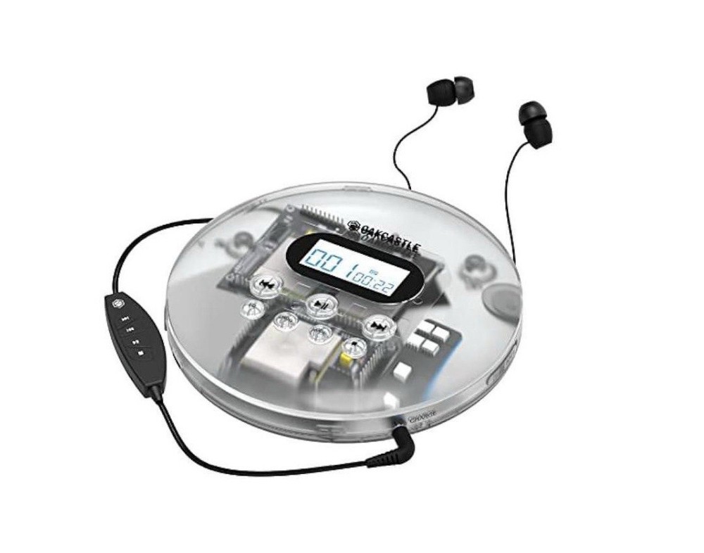 Oakcastle CD100 Rechargeable Bluetooth CD Player Portable Rare