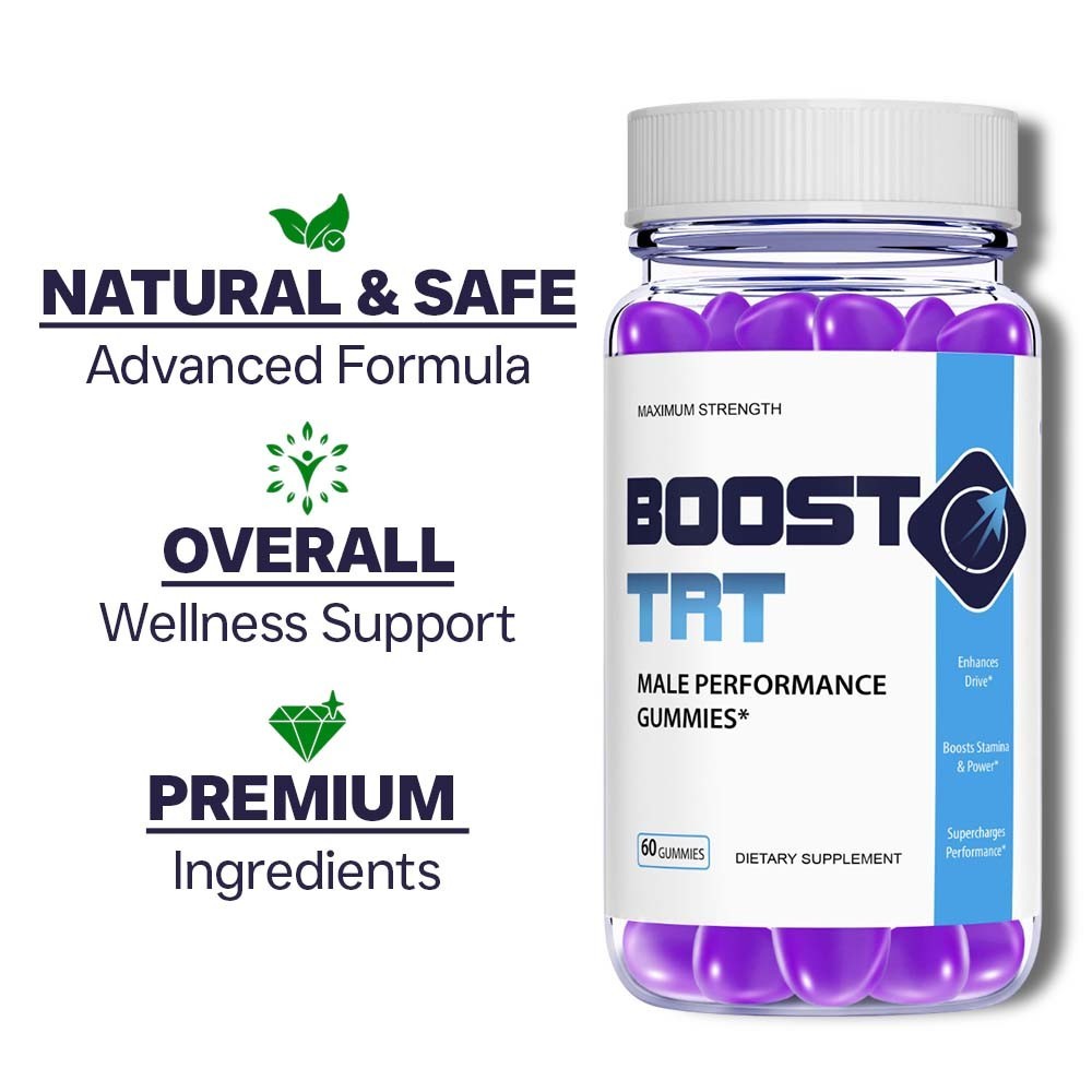 (2 Pack)Boost TRT Gummies, BoostTRT Male Performance Gummy for Men EXTRA POTENT
