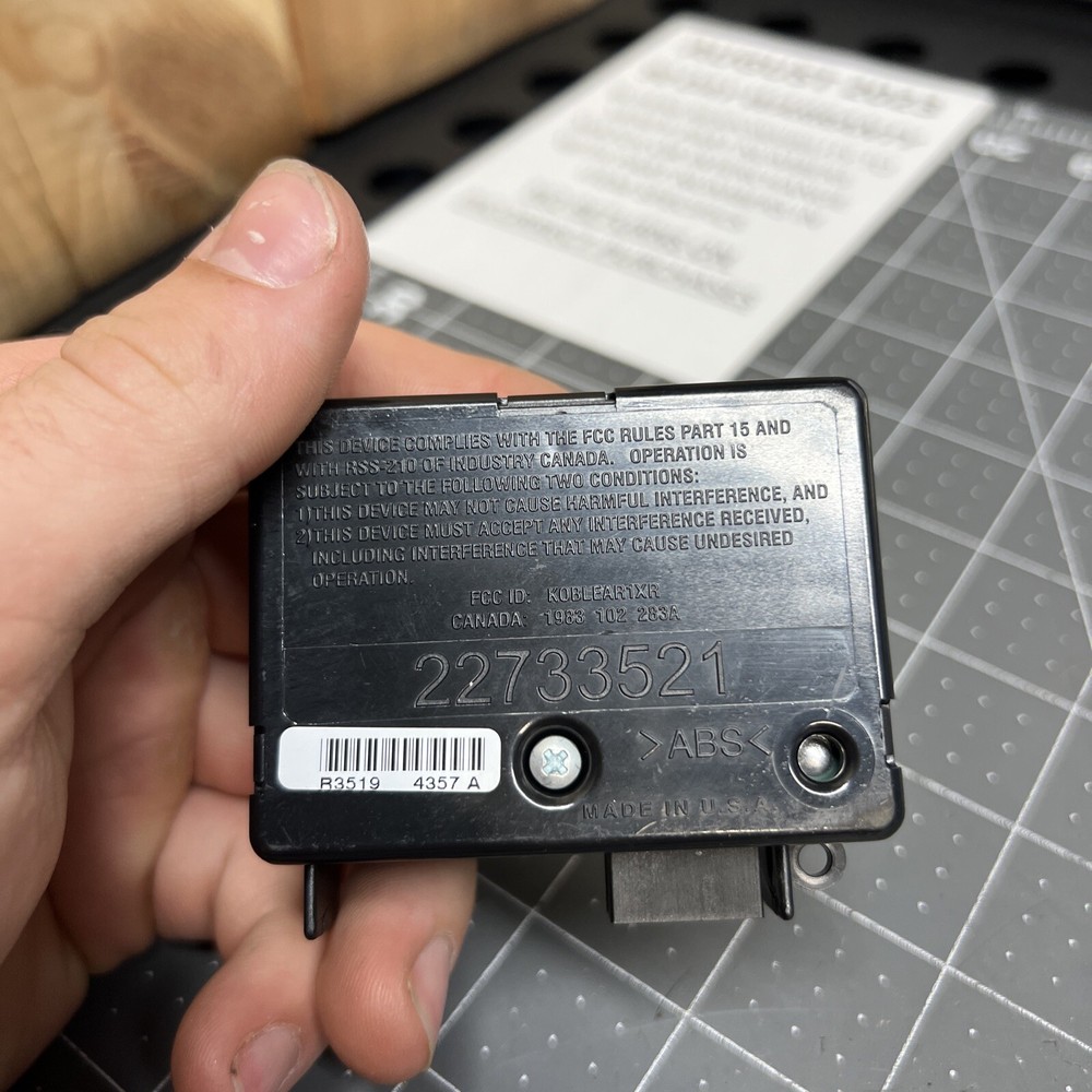 GM Theft-Locking Keyless Entry Module 22733521