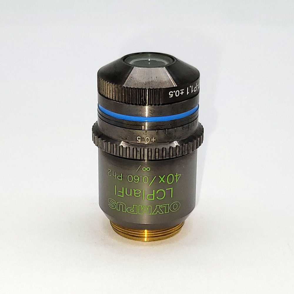 Olympus Microscope Objective LCPlanFl 40x Ph2 Phase Contrast