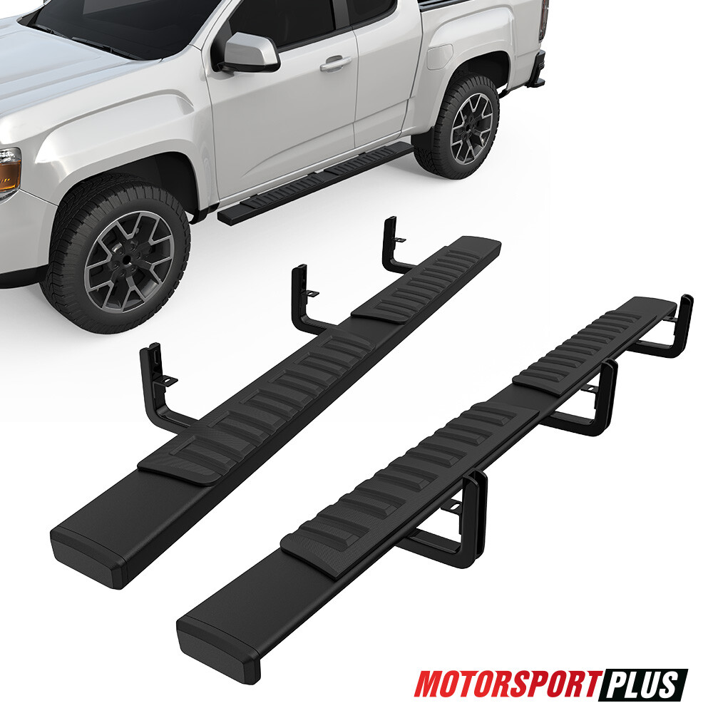 Pair 6" Running Board Side Step Nerf Bar For 15-22 Colorado Canyon Extended Cab