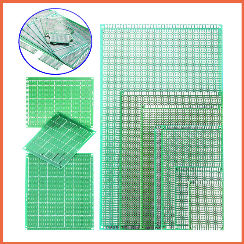 Single Sided Strip Board Printed Circuit PCB Prototyping Stripboard Breadboard