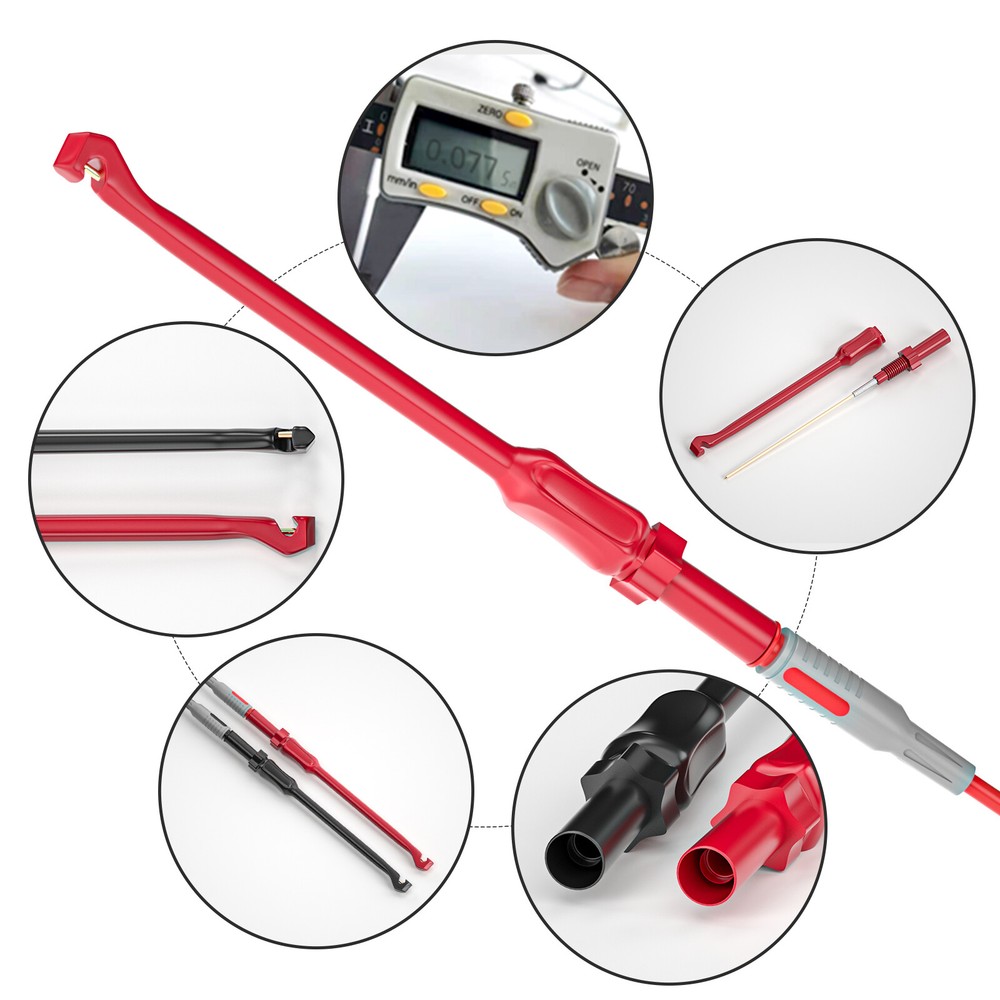 57PCS Back Probe Set Multimeter Test Lead Kit with Replaceable Probe Banana Plug