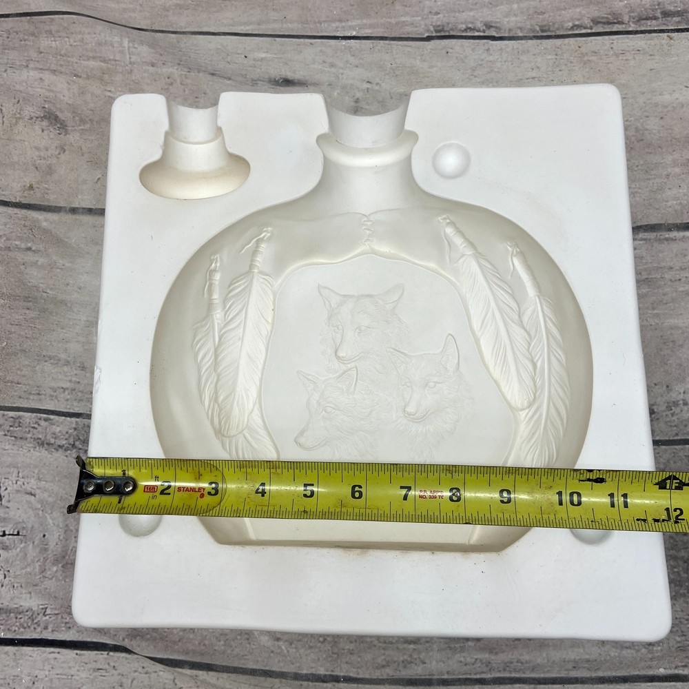 Ceramic Slip Casting Mold Wolf Flask Provincial #P-717