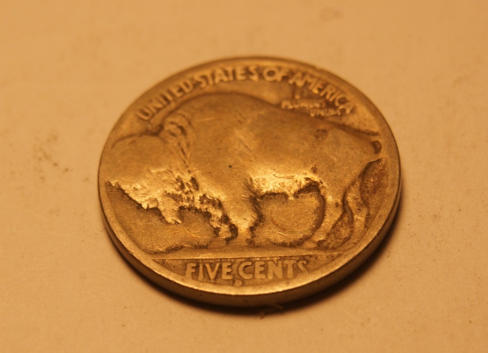 1917 D Buffalo Nickel 9 RESTORED