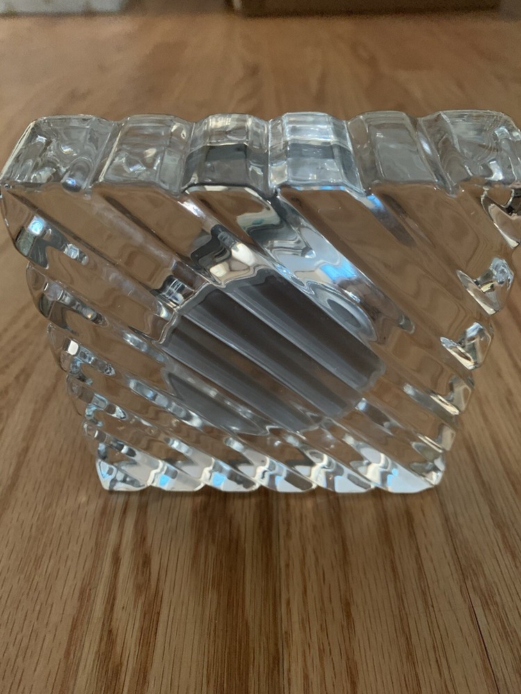 Staiger Quartz Crystal Clock, 5”x5”x1 1/2”